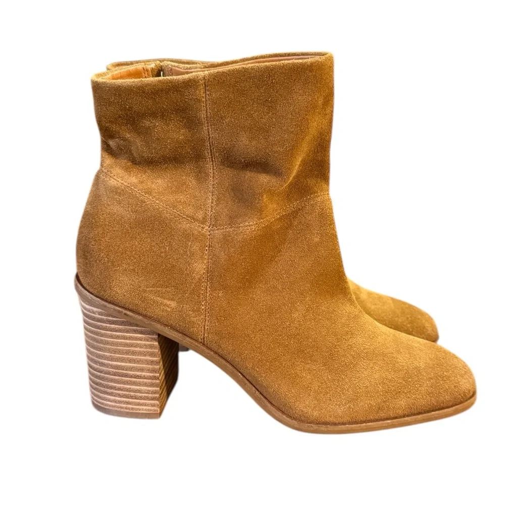 Lucky Brand Jicole Suede Ankle Boots Women’s Size 9 M - Picture 1 of 8